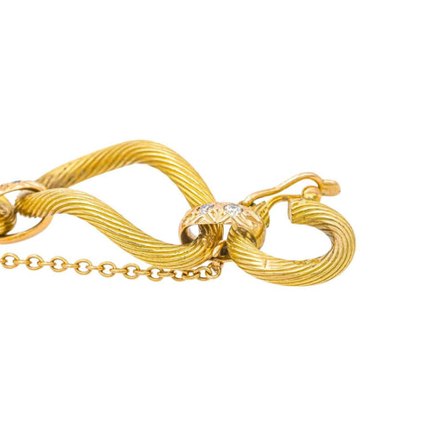 Bracelet Bracelet Or rose, Or jaune Diamant 58 Facettes 578078CD