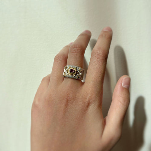 Bague 55 Bague - Or, Diamants & Rubis 58 Facettes 250041SP