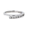 Bague 54 Bague Or blanc Diamant 58 Facettes 4064401CN