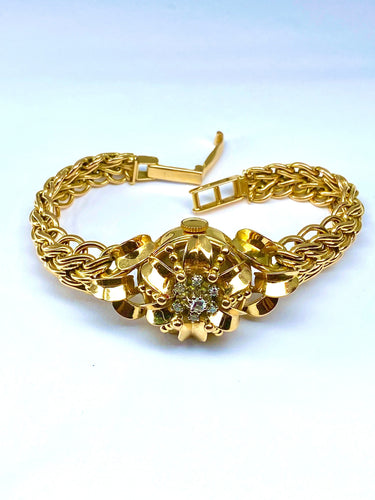 Montre Bracelet montre or diamants, marque KODY 58 Facettes AB353