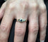 Bague 54 Bague or jaune diamants saphir 58 Facettes