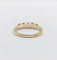 Bague 52.5 Demi alliance vintage or 14k et 0,95 carats diamants radiant Fancy Yellow 58 Facettes A06113