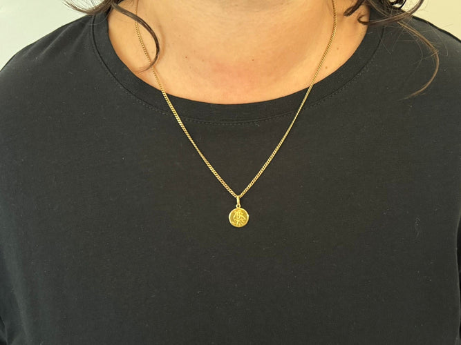 SAINT CHRISTOPHER-medalj i guld 