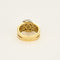 Bague 55 Bague en or jaune, or blanc et diamants 58 Facettes REU0861