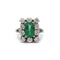 Bague 50 Bague - Or, Diamants & Emeraude 58 Facettes 250231R