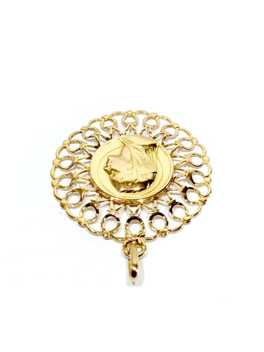 Medaglia della Vergine in oro