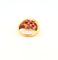 Bague Bague vintage en or jaune , rubis et diamants 58 Facettes