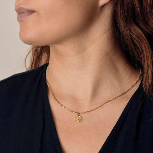 Pendentif AUGIS - Pendentif sentimental en or jaune 58 Facettes HAV0685