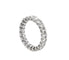 Bague 54 Alliance en or blanc et diamants 3 330 cts 58 Facettes