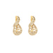 Boucles d'oreilles Boucles d'oreilles or jaune, platine, diamants 58 Facettes