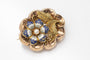 Broche Broche de style Biedermeier avec émail et perle, Allemagne, première moitié du XIXe siècle 58 Facettes 9526A