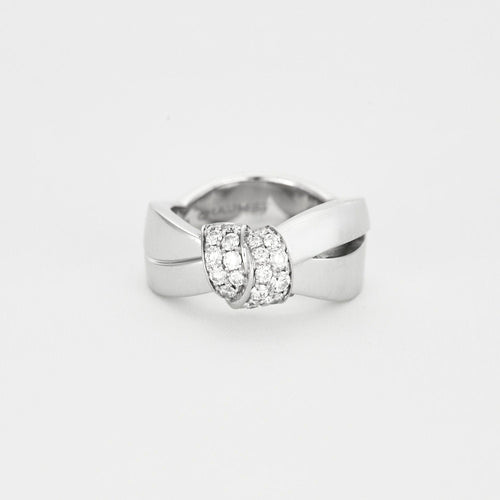 Bague 53 CHAUMET - Bague Liens Séduction en or blanc et diamants 58 Facettes