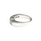 Bague Bague en or blanc avec diamants et émeraudes 58 Facettes Q95B(524)
