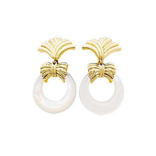 Boucles d'oreilles Boucles d'oreilles transformables Van Cleef & Arpels, or jaune, pierres de couleur. 58 Facettes 35275