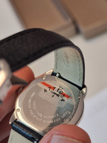 Montre Montre Ronde De Cartier (Acier Solo) 2021 29 mm 58 Facettes