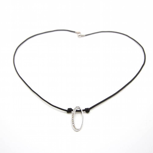 Collier Collier ELIPSE en or et diamants 58 Facettes D363862SO