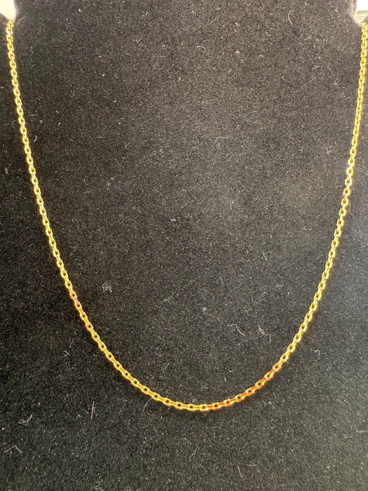 Collier Chaîne or jaune 58 Facettes