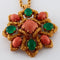 Collier VAN CLEEF & ARPELS - Parure "Delphe Collection" Corail et chrysoprase 58 Facettes