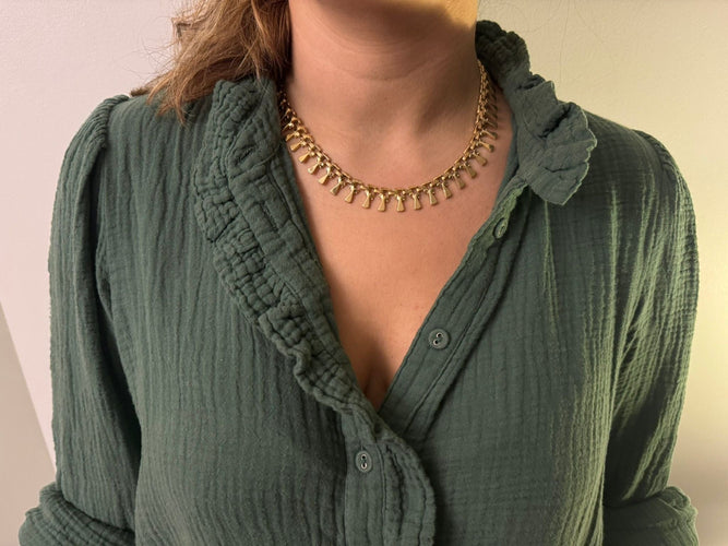 Collier Collier en or rose 58 Facettes