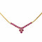 Collier Collier Or jaune Rubis 58 Facettes 4190789CN