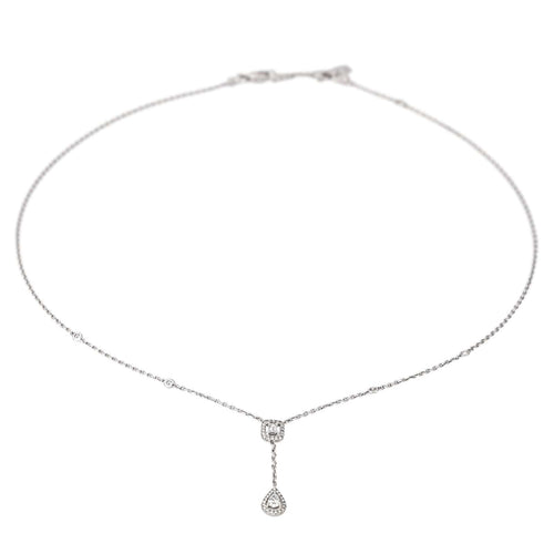 Collier Messika Collier My twin  Or blanc Diamant 58 Facettes 4600456RV