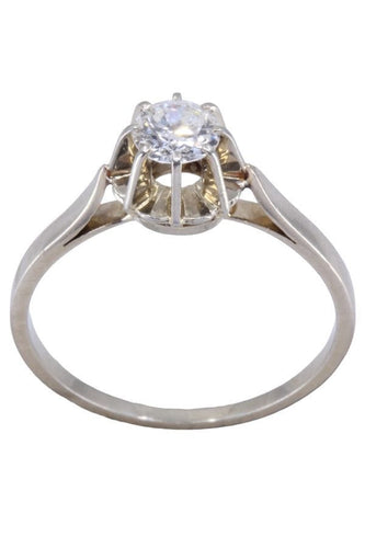 Bague 61 SOLITAIRE DIAMANT 0.55 CARAT 58 Facettes 088371