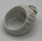 Bague 52 BULGARI - Bague "Shandra" Cabochon Topaze Bleue 58 Facettes