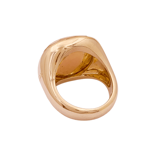 Bague 50 Bague Pomellato "Cipria" en or rose et quartz rose. 58 Facettes 34651