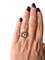 Bague 53 Bague tank noeud or rose et diamant - 1940 58 Facettes 1.0002377/1