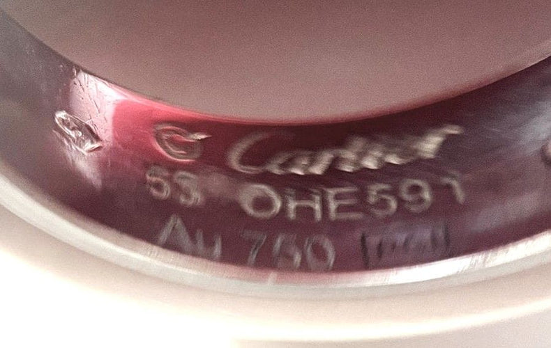 Bague 53 CARTIER - Bague Love or gris et diamant 58 Facettes 259221