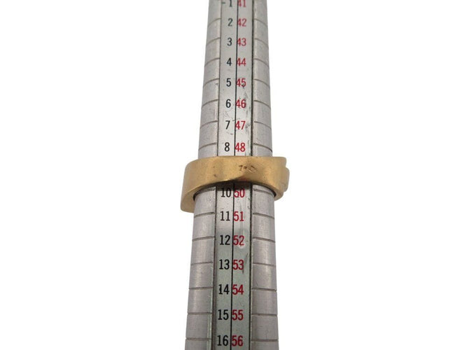 Bague 50 bague tank art deco sertie diamants 1.1ct rubis t50 en or jaune platine 8gr 58 Facettes 269295