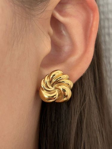 Boucles d'oreilles Boucles d'oreilles en or jaune 18K 58 Facettes