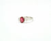 Bague Bague en or blanc avec rubellite de 1,10 ct et diamants 58 Facettes 9586