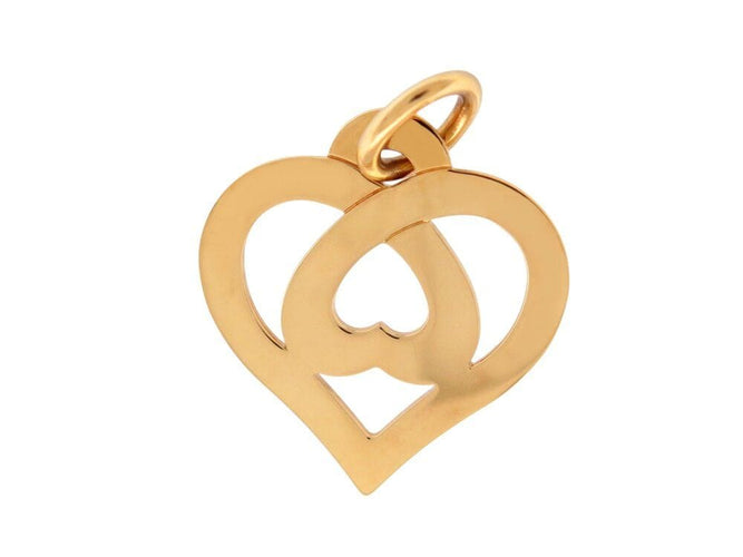 Collier collier O.J. PERRIN pendentif coeur legendes duo duo10-02b or 18k 58 Facettes 266786