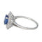 Bague 57 Bague  Pompadour Or blanc Saphir, Diamant 58 Facettes 4354722CN