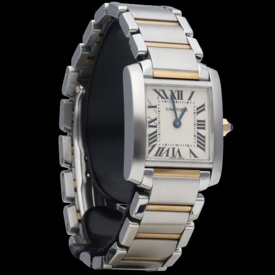 Montre Cartier Montre Tank Francaise Pm 58 Facettes MT40800