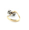 Bague 58 Bague en or jaune avec diamants 58 Facettes