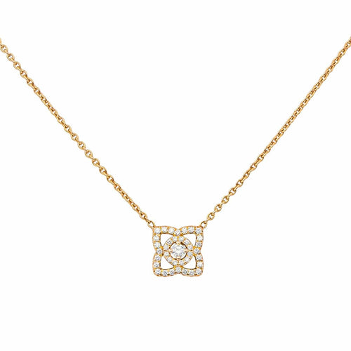 Collier De Beers Collier  Lotus enchanté Or rose Diamant 58 Facettes 4643545CN