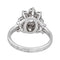 Bague 55 Bague Marguerite Or blanc, Platine Diamant 58 Facettes 4712452CN