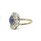 Bague 56 Bague or 750 diamants et saphir 8 diamants tailles anciennes 2carats 58 Facettes 1293