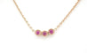 Collier DIOR - Collier Mimirose Or rose Rubis 58 Facettes