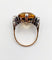 Bague 56.5 Ancienne bague or jaune et argent, citrine, diamants taille ancienne (circa 1880) 58 Facettes A05831