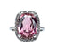 Bague 49 Bague en or blanc, tourmaline rose et diamants 58 Facettes AB613