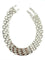 Collier HERMES. Collection « Darius », collier en argent 925/00 58 Facettes