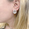 Boucles d'oreilles Boucles d'oreilles Chopard, "Happy Spirit" or blanc, diamants. 58 Facettes 34893