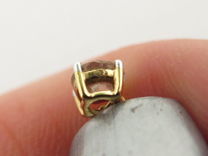 Collier collier pendentif solitaire 38-42cm diamant brillant 0.2ct or 1.7g 58 Facettes 268521