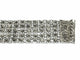 Bracelet Bracelet manchette en argent égyptien à cinq rangs de maillons 58 Facettes