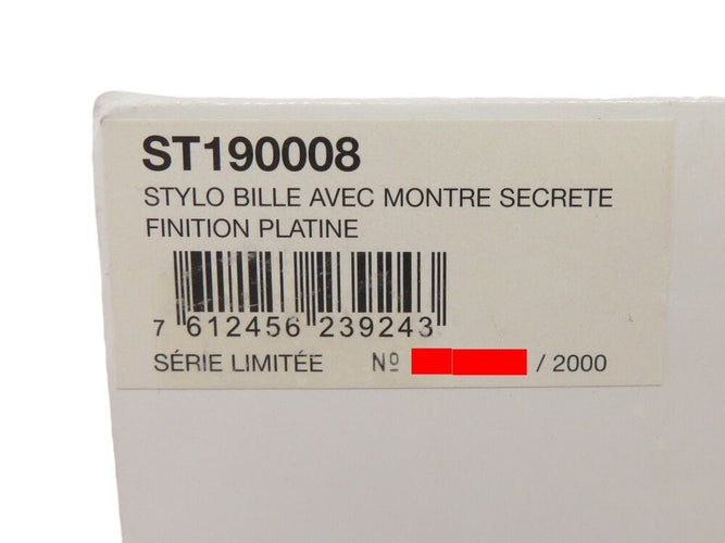 Montre stylo bille CARTIER montre secrete st190008 ed limitee acier ballpoint pen 58 Facettes 269488