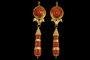 Boucles d'oreilles Boucles d'oreilles antiques en or corail 58 Facettes 7672