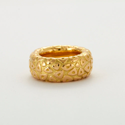 Bague 50 Bague Jonc CHAUMET Vintage en or jaune 18K 58 Facettes